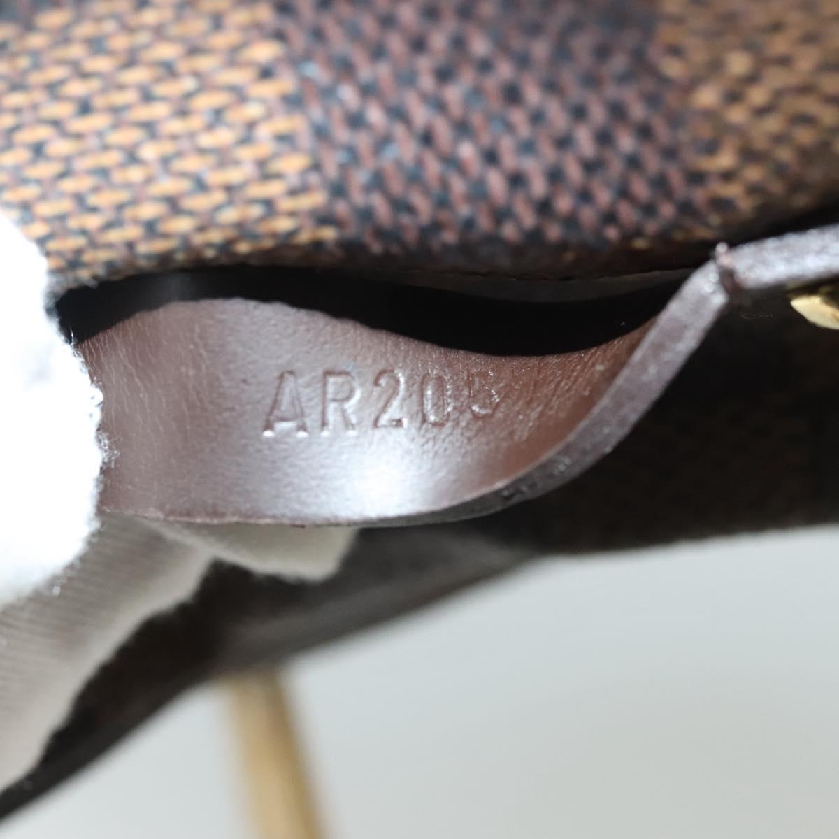 LOUIS VUITTON Damier Ebene Etui Okapi PM Pouch N61738 LV Auth 138757