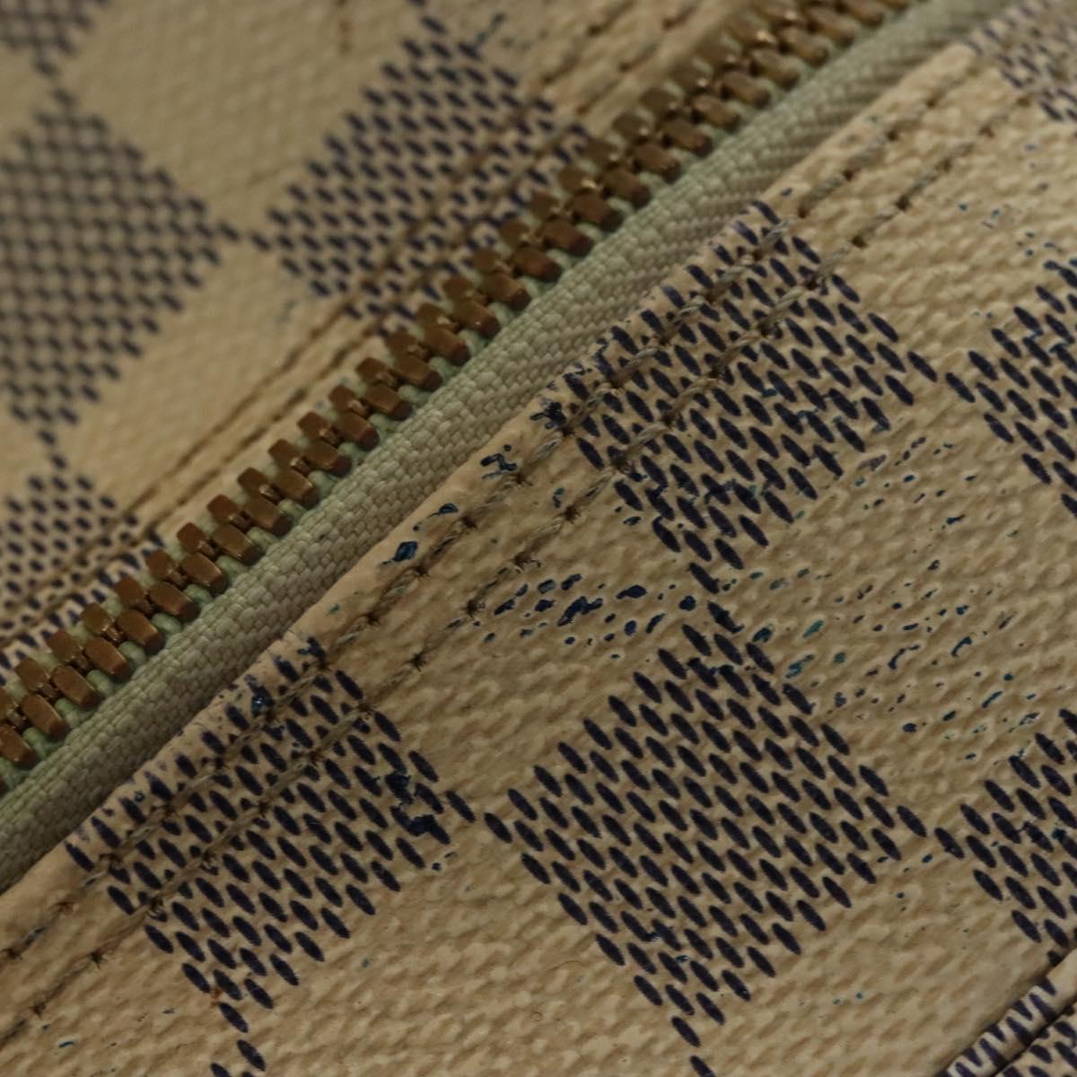 LOUIS VUITTON Damier Azur Naviglio Shoulder Bag N51189 LV Auth 138759