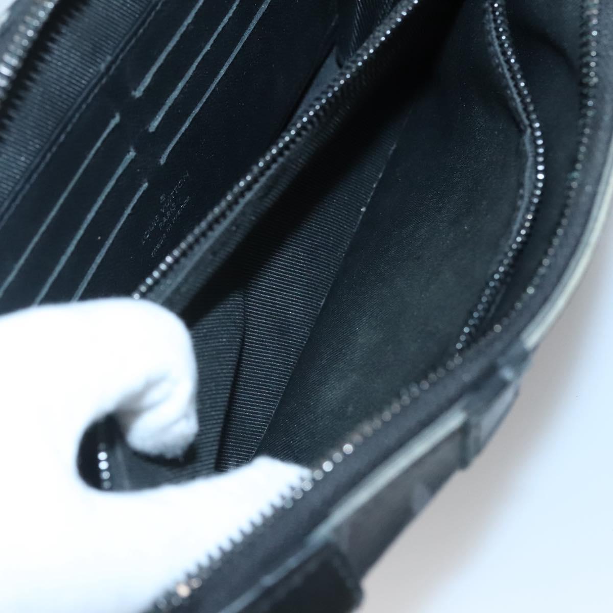 LOUIS VUITTON Monogram Eclipse Soft Trunk wallet Shoulder Bag M69838 Auth 138775