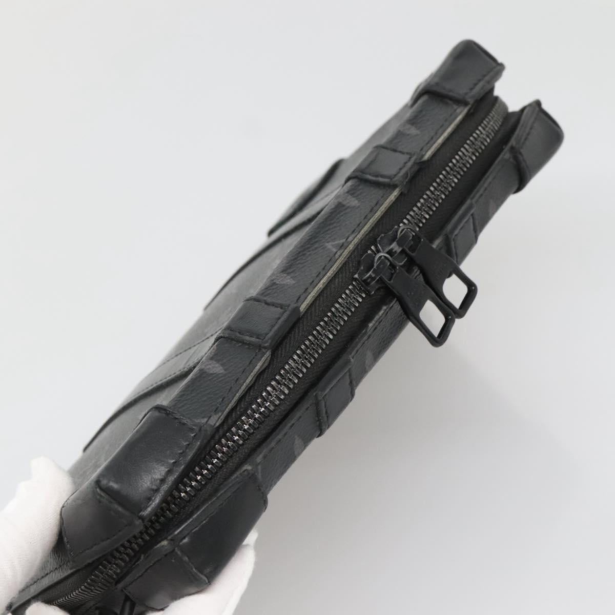 LOUIS VUITTON Monogram Eclipse Soft Trunk wallet Shoulder Bag M69838 Auth 138775