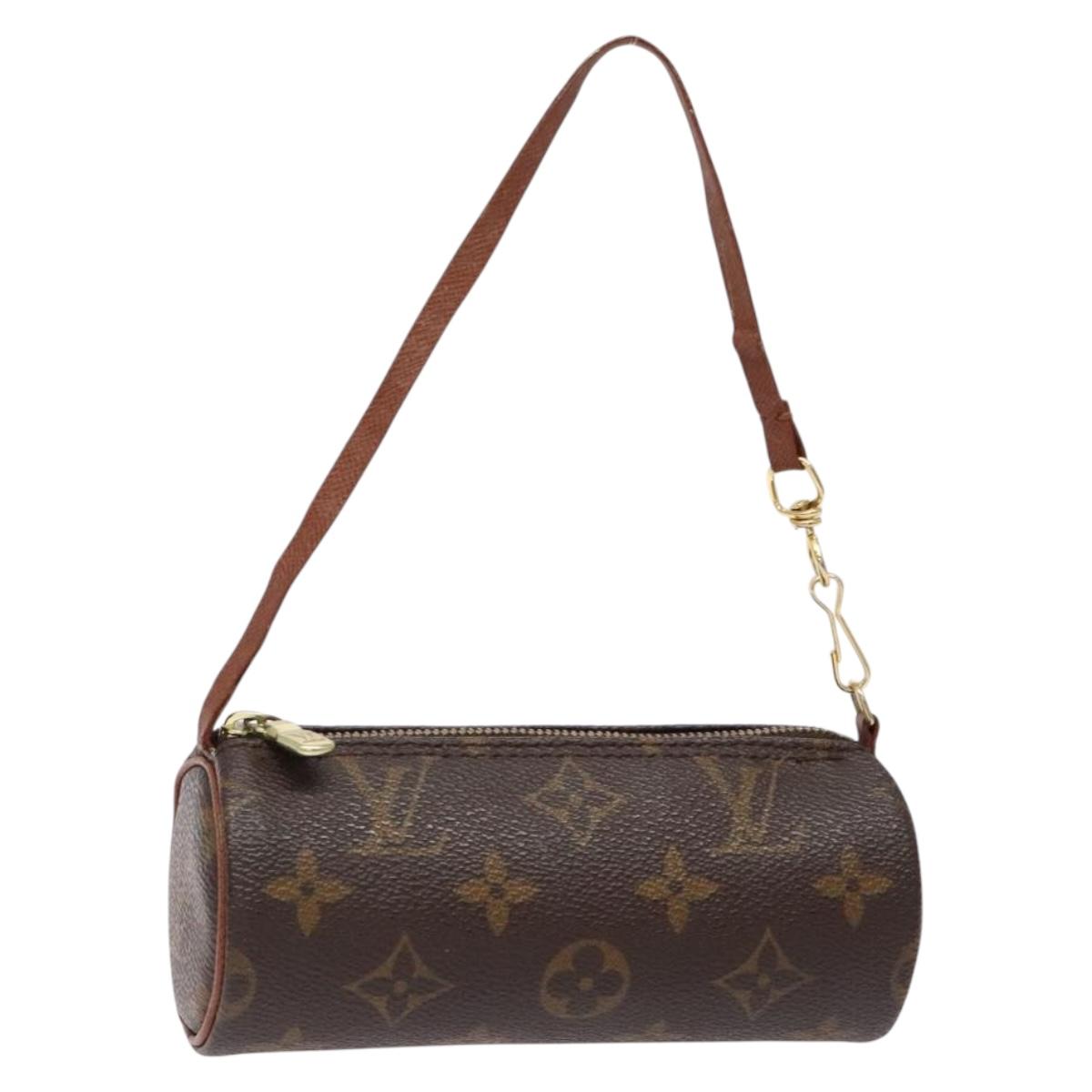 LOUIS VUITTON Monogram Papillon Pouch LV Auth 138782