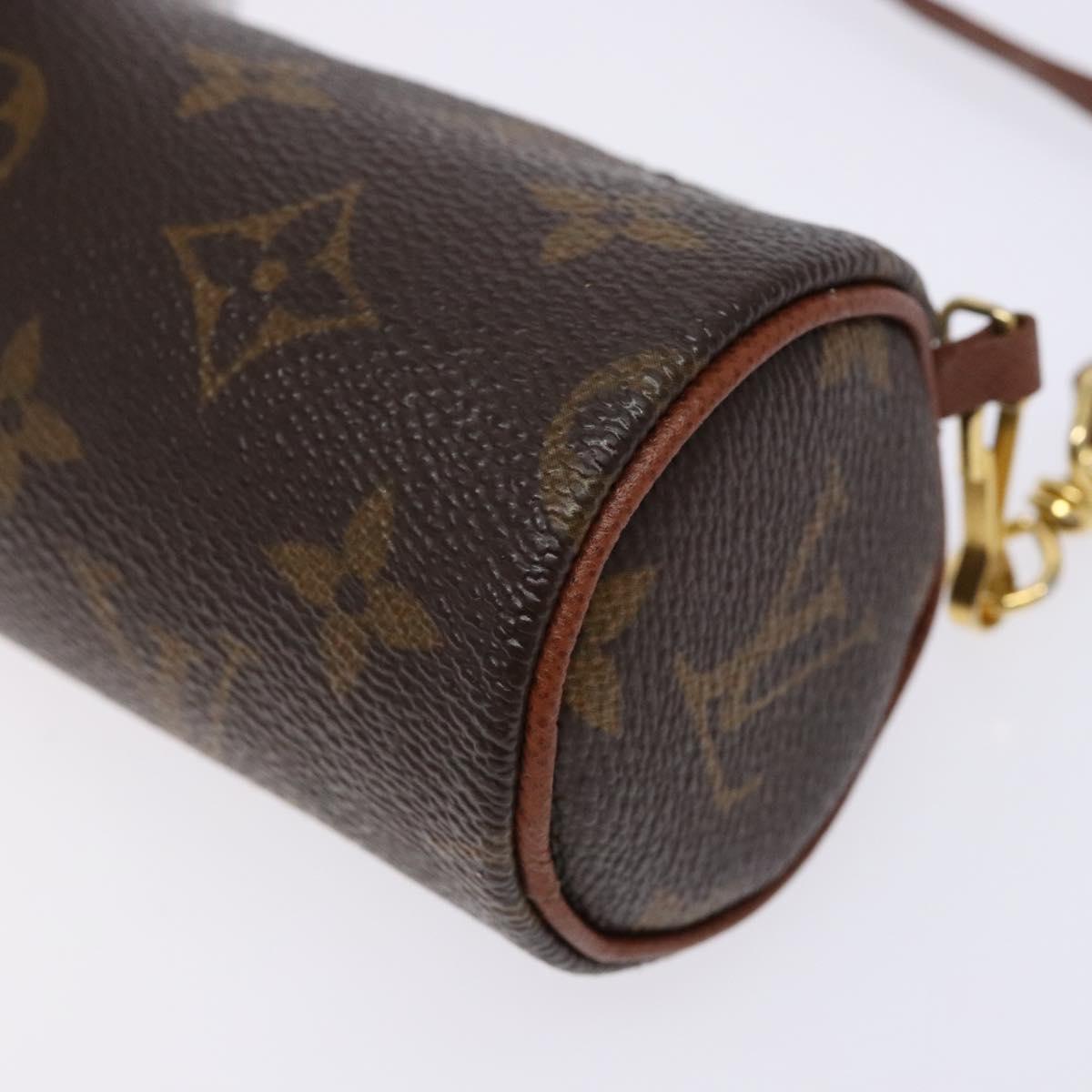 LOUIS VUITTON Monogram Papillon Pouch LV Auth 138782