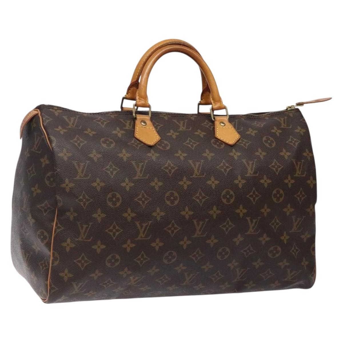 LOUIS VUITTON Monogram Speedy 40 Hand Bag M41522 LV Auth 138783