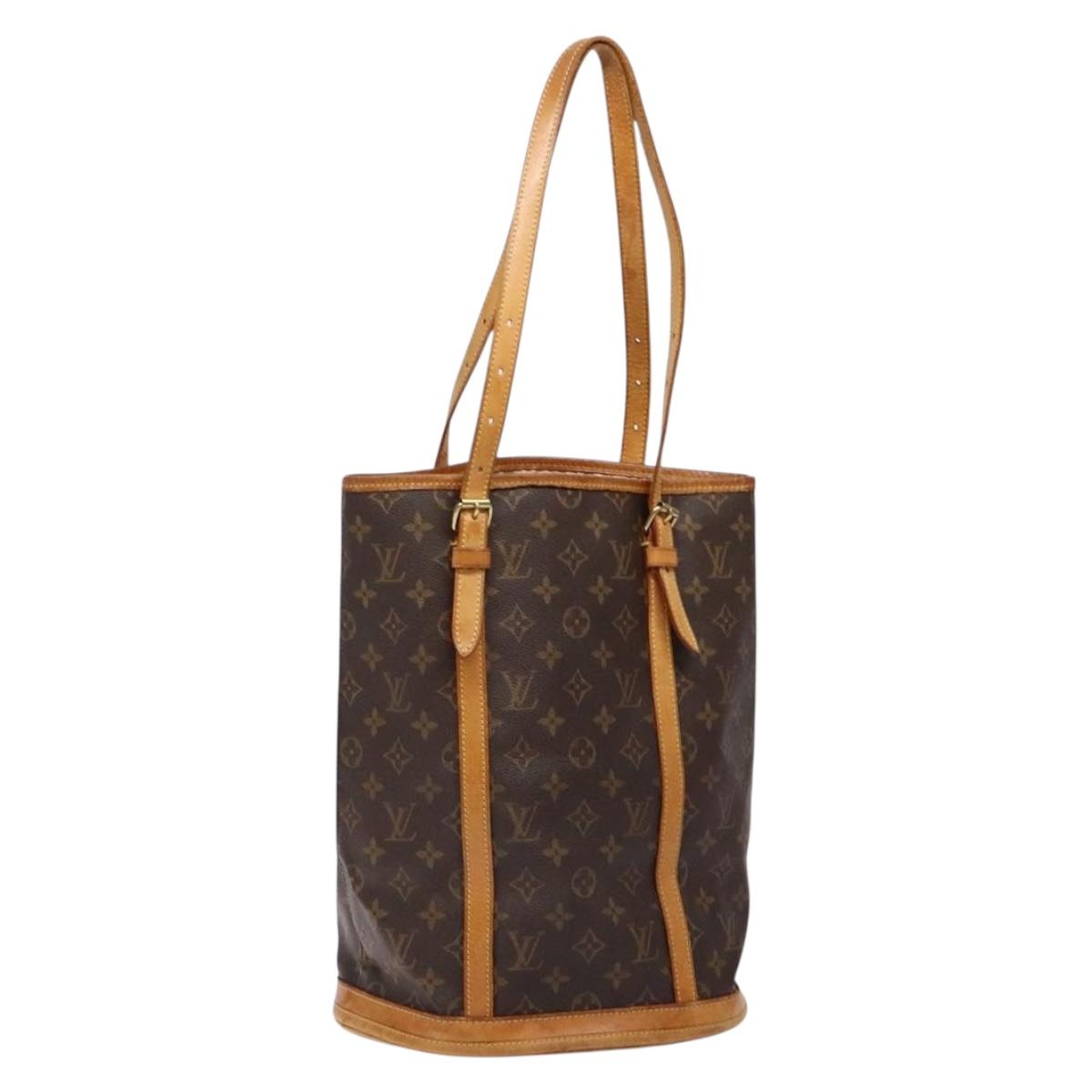 LOUIS VUITTON Monogram Bucket GM Shoulder Bag M42236 LV Auth 138786