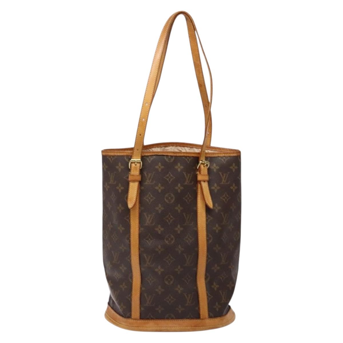 LOUIS VUITTON Monogram Bucket GM Shoulder Bag M42236 LV Auth 138786