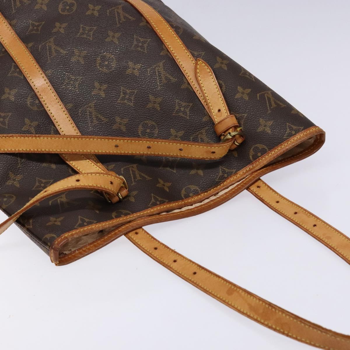 LOUIS VUITTON Monogram Bucket GM Shoulder Bag M42236 LV Auth 138786