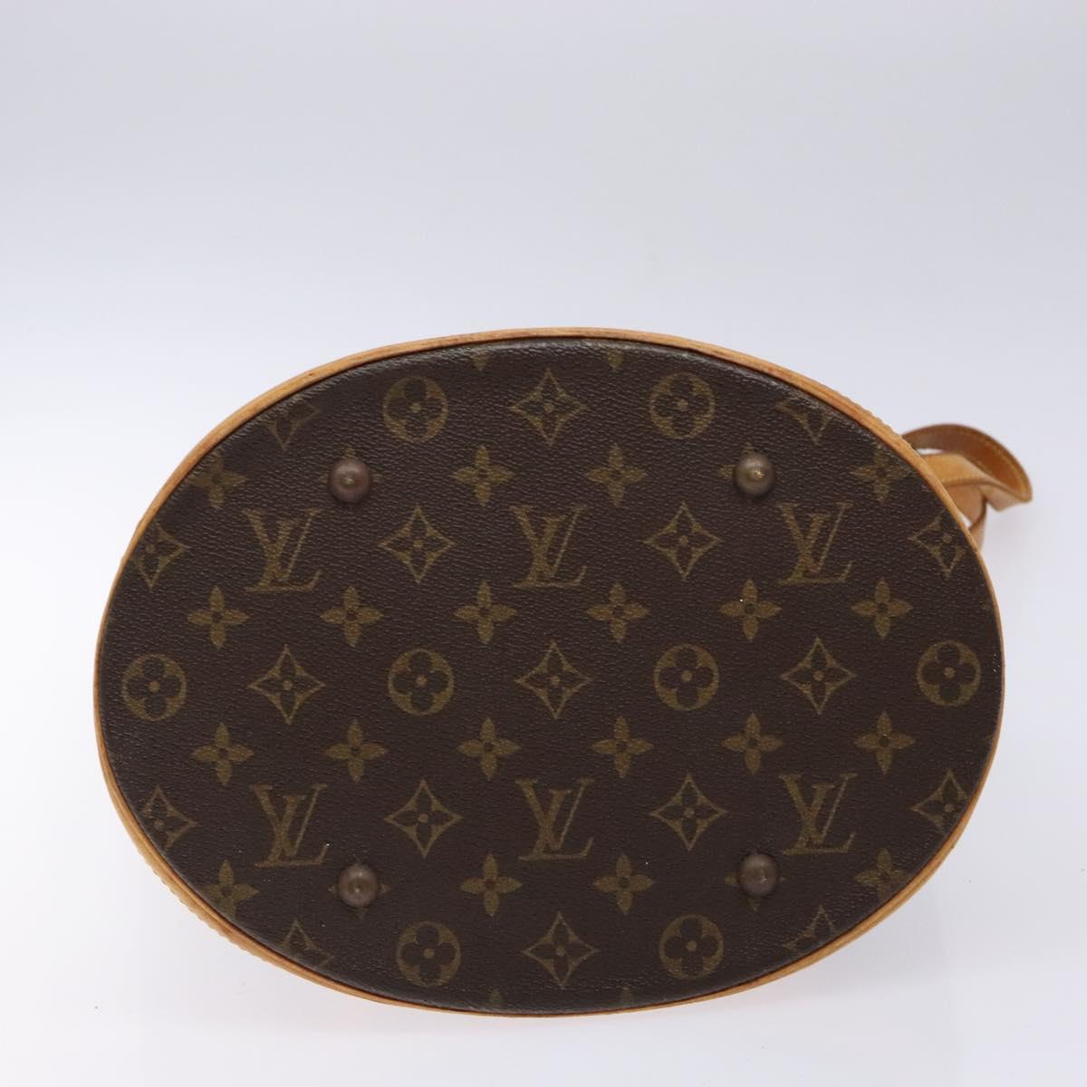 LOUIS VUITTON Monogram Bucket GM Shoulder Bag M42236 LV Auth 138786