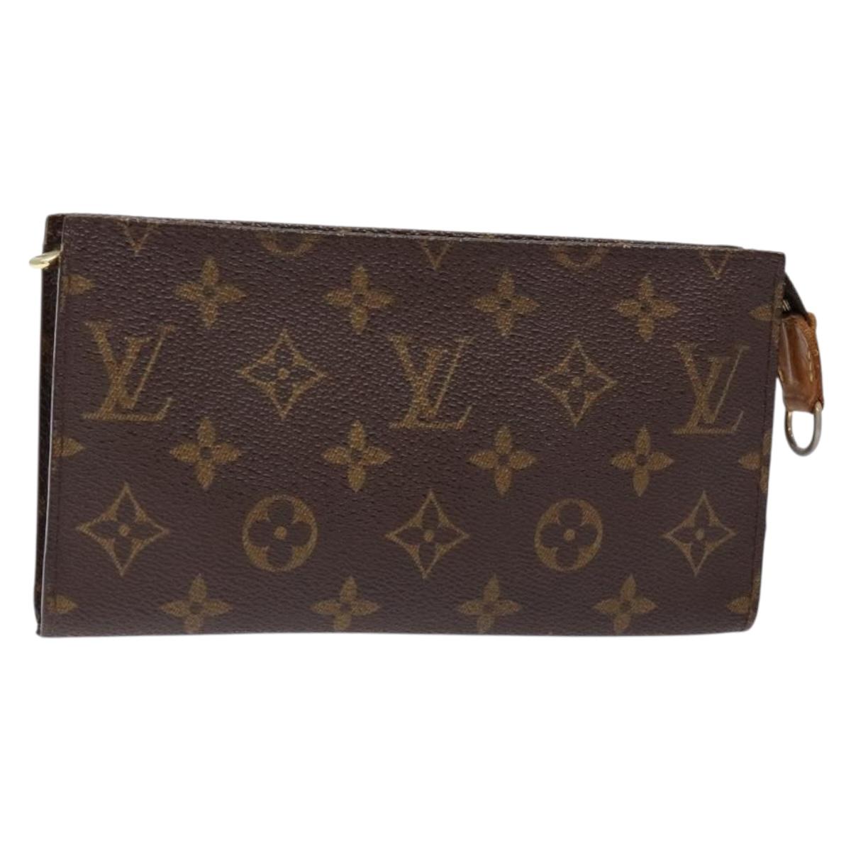LOUIS VUITTON Monogram Bucket GM Accessory Pouch LV Auth 138787