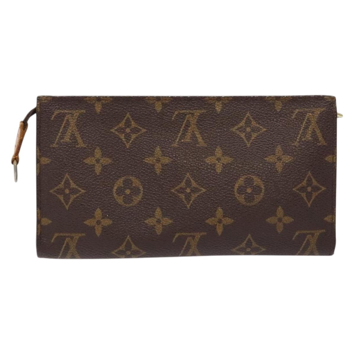 LOUIS VUITTON Monogram Bucket GM Accessory Pouch LV Auth 138787