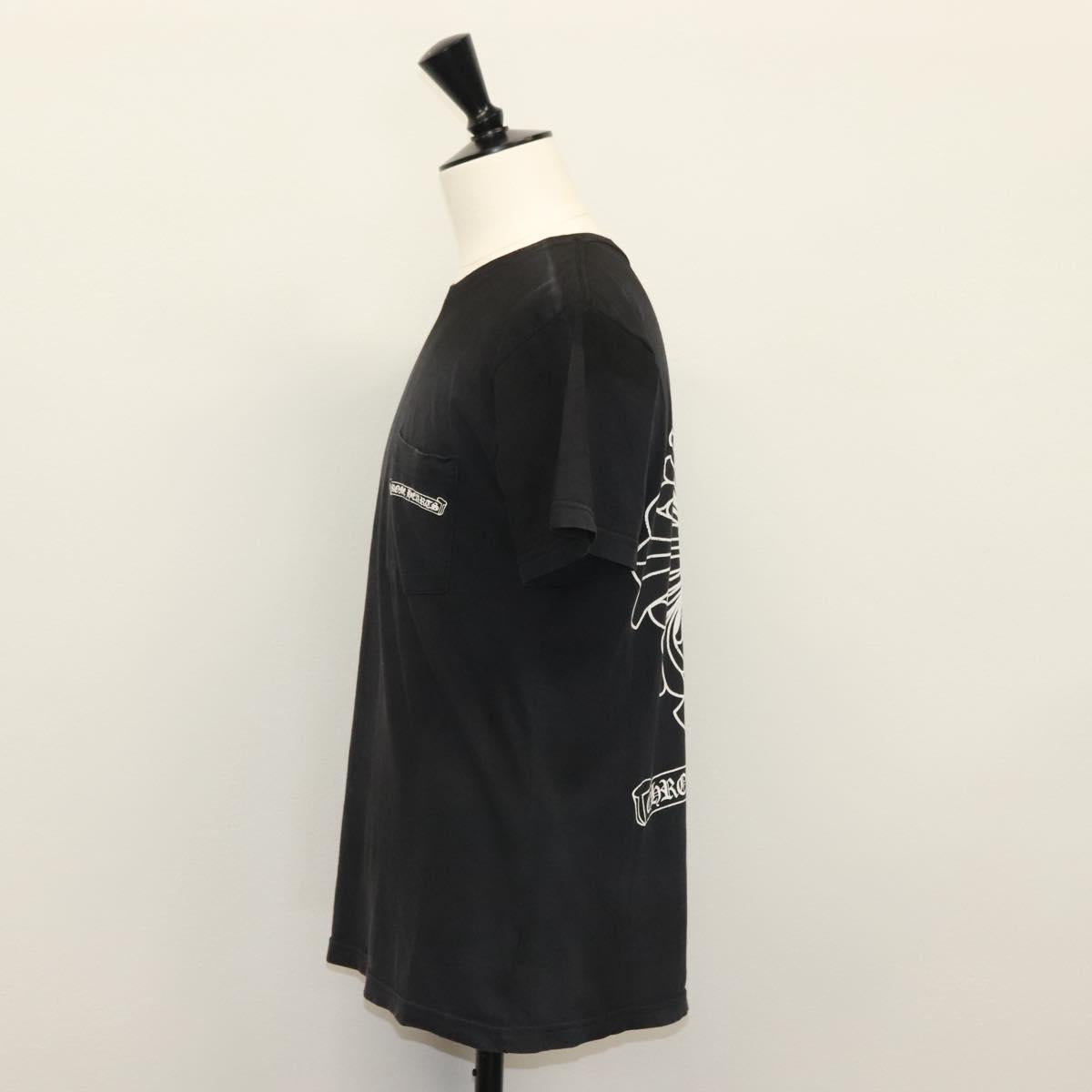 Chrome Hearts Short Sleeved T Shirt Cotton Black Auth 138885M