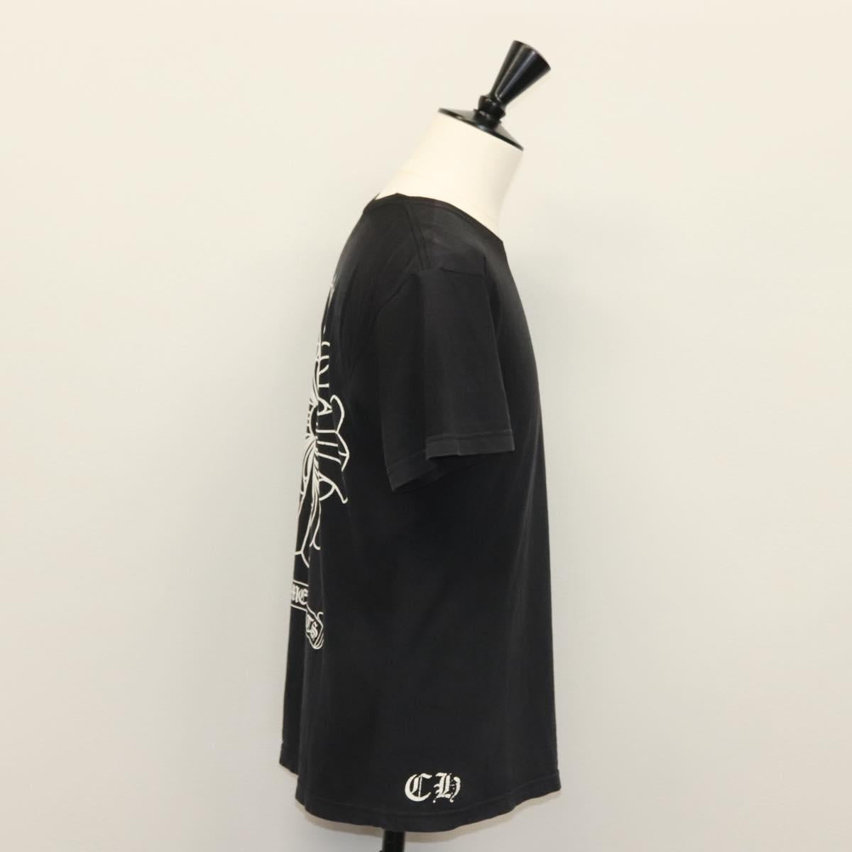 Chrome Hearts Short Sleeved T Shirt Cotton Black Auth 138885M