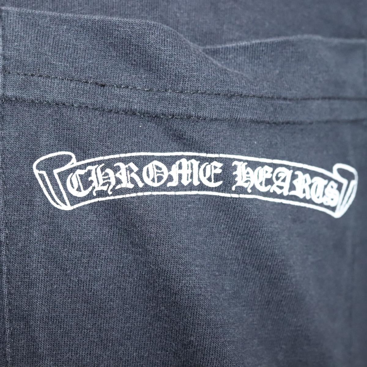 Chrome Hearts Short Sleeved T Shirt Cotton Black Auth 138885M