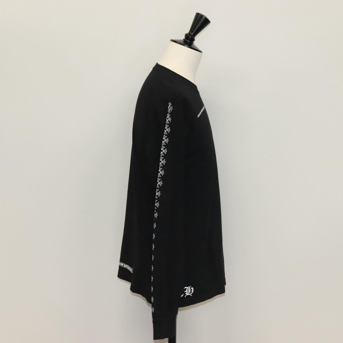 Chrome Hearts Long Sleeved T Shirt Cotton Black Auth 138886M