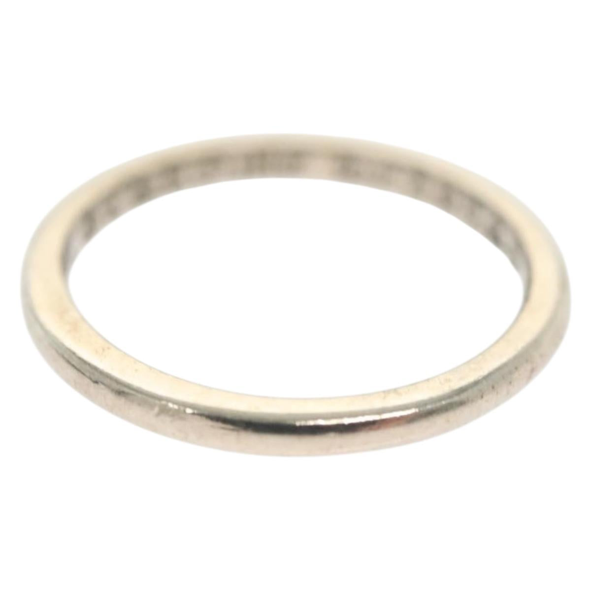 Chrome Hearts Bubble Gum Wedding Ring Ag925 Silver Auth 138892M
