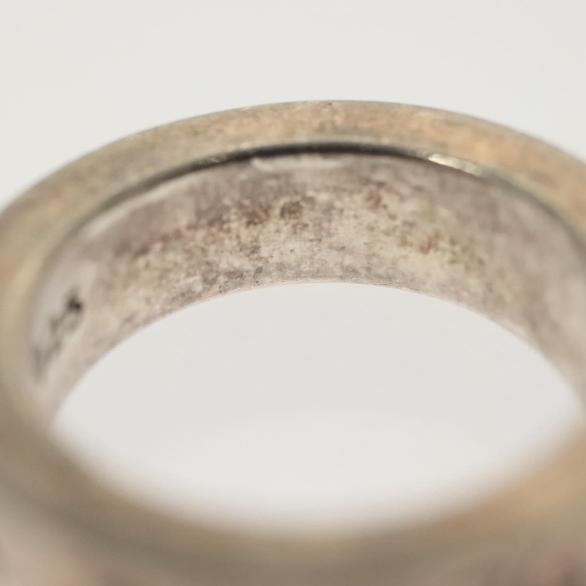 Chrome Hearts Spacer Forever Ring Ag925 Silver Auth 138897M