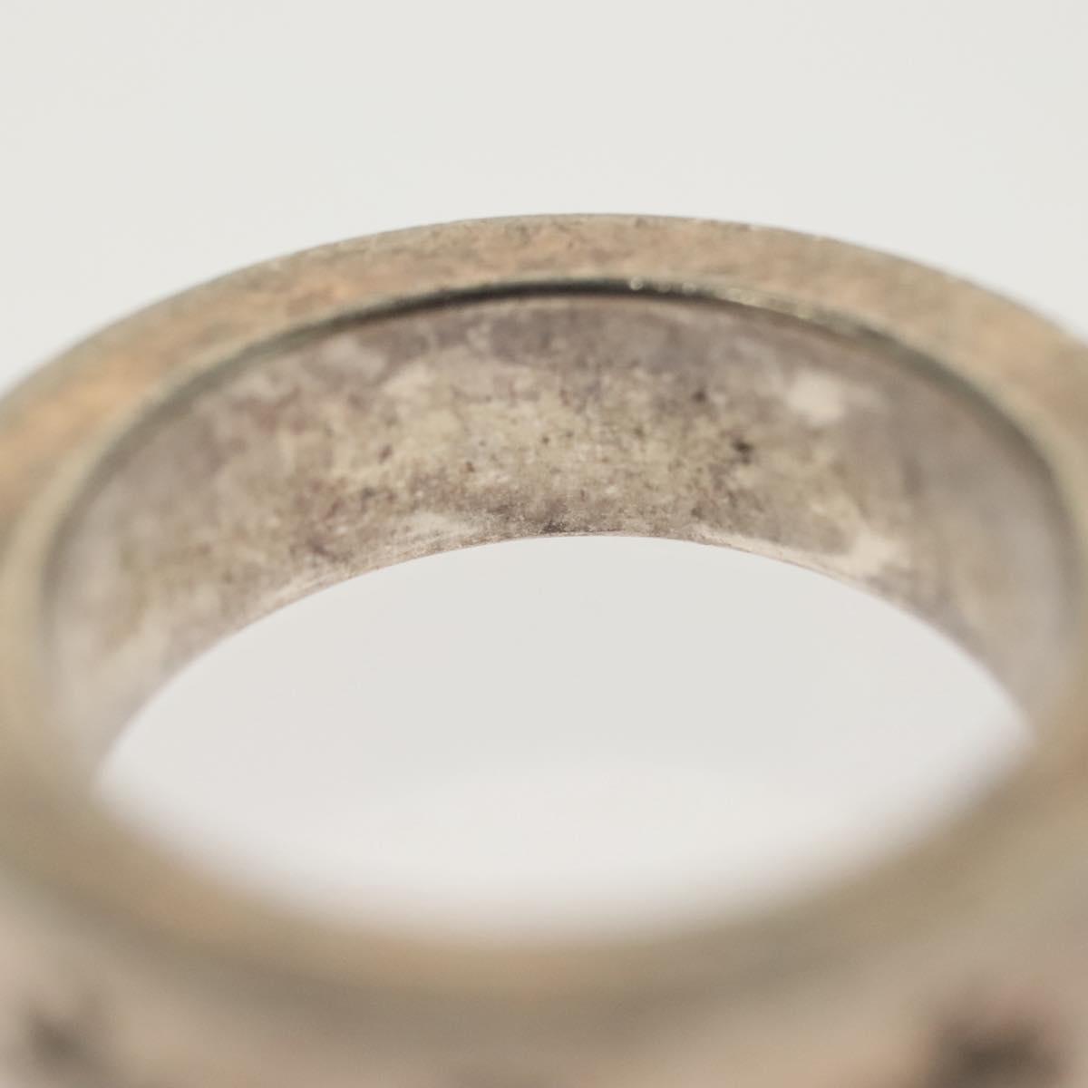 Chrome Hearts Spacer Forever Ring Ag925 Silver Auth 138897M