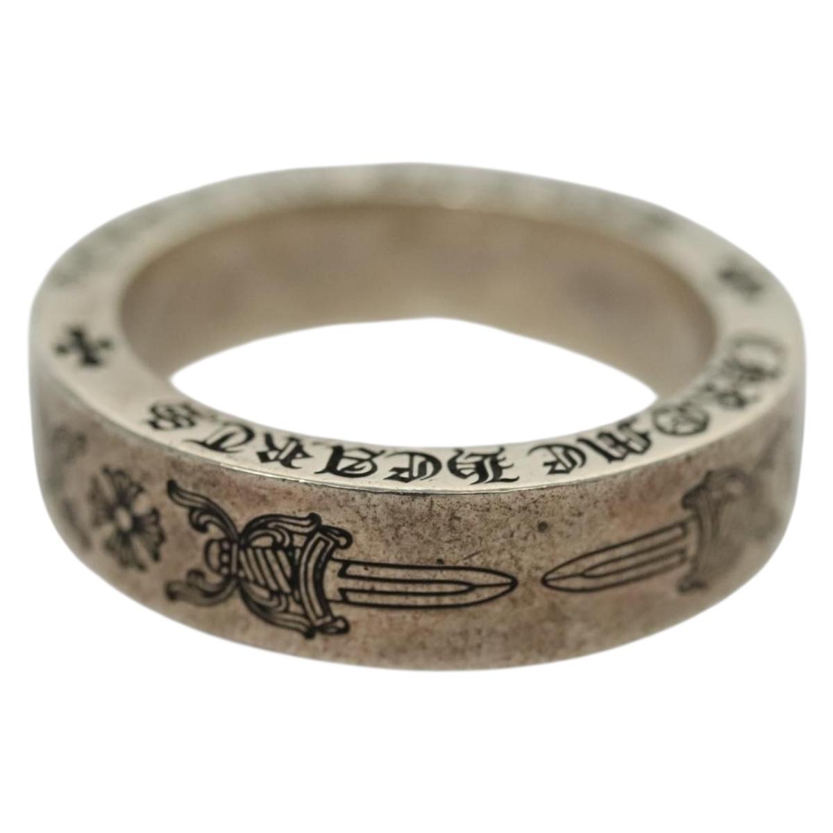 Chrome Hearts Spacer Dagger Ring Ag925 Silver Auth 138898M