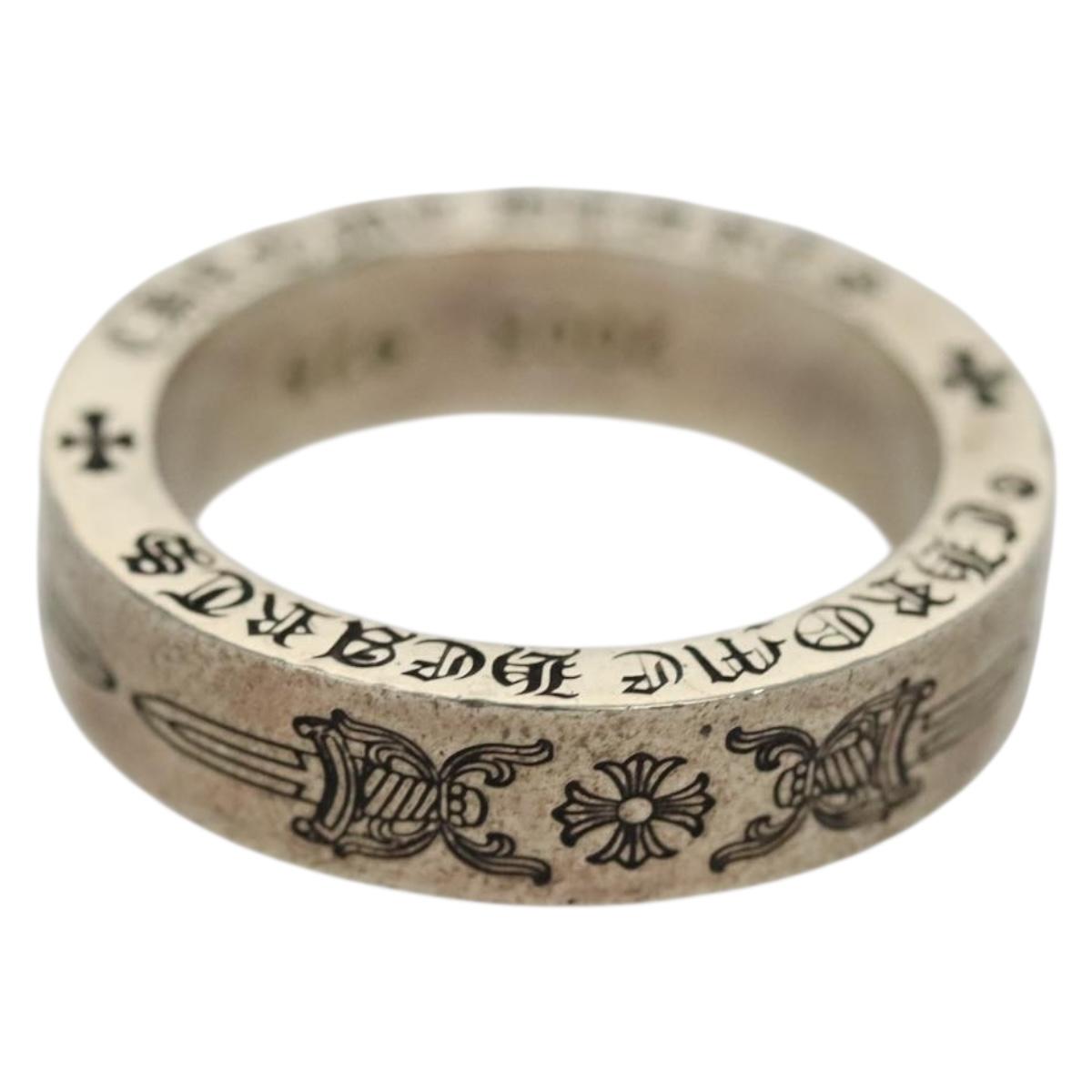Chrome Hearts Spacer Dagger Ring Ag925 Silver Auth 138898M