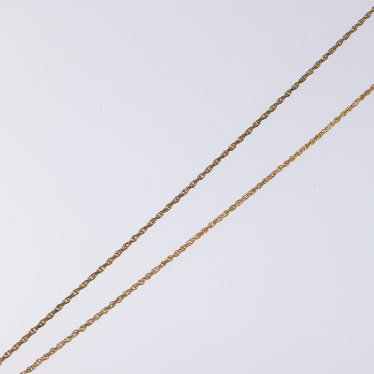 Christian Dior Necklace metal Gold Auth 138901