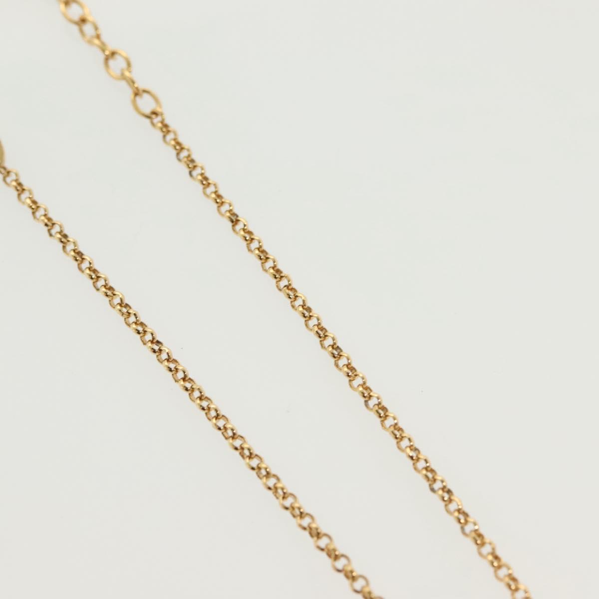 LOUIS VUITTON Collier LV Tribute Necklace metal Gold M00569 LV Auth 138912