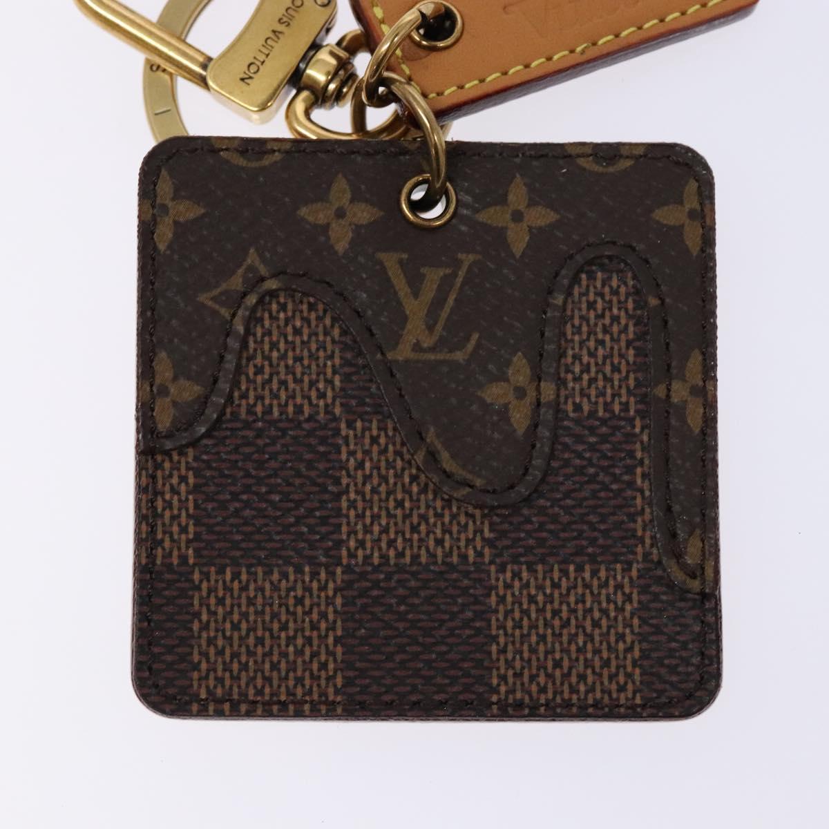 LOUIS VUITTON Damier Giant NIGO Collaboration Porte Cles MP2713 LV Auth 138913