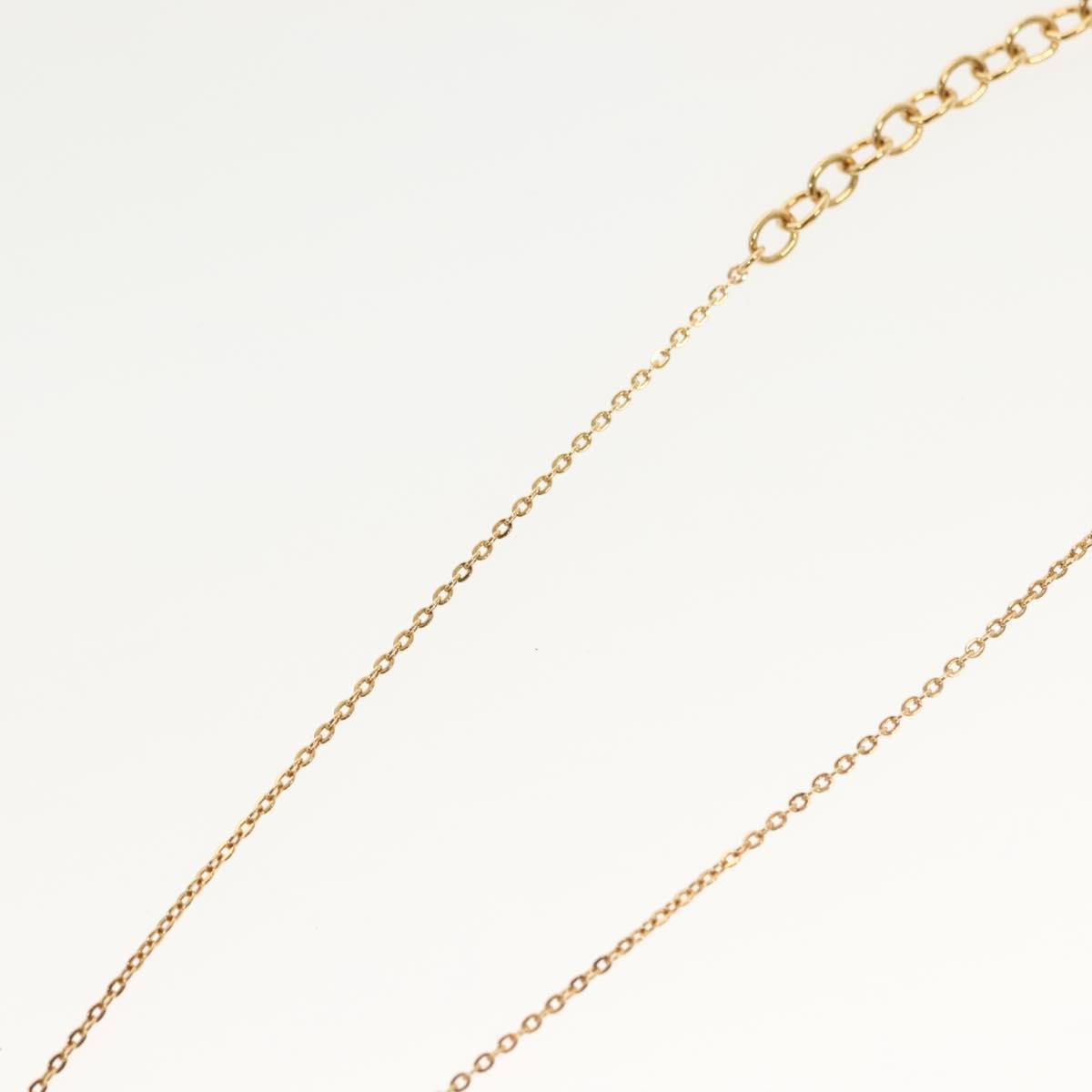 LOUIS VUITTON Nanogram Collier Precious Necklace metal Gold M63141 Auth 138918