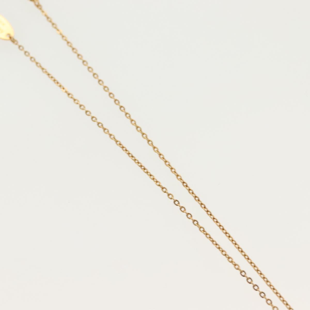 LOUIS VUITTON Nanogram Collier Precious Necklace metal Gold M63141 Auth 138918