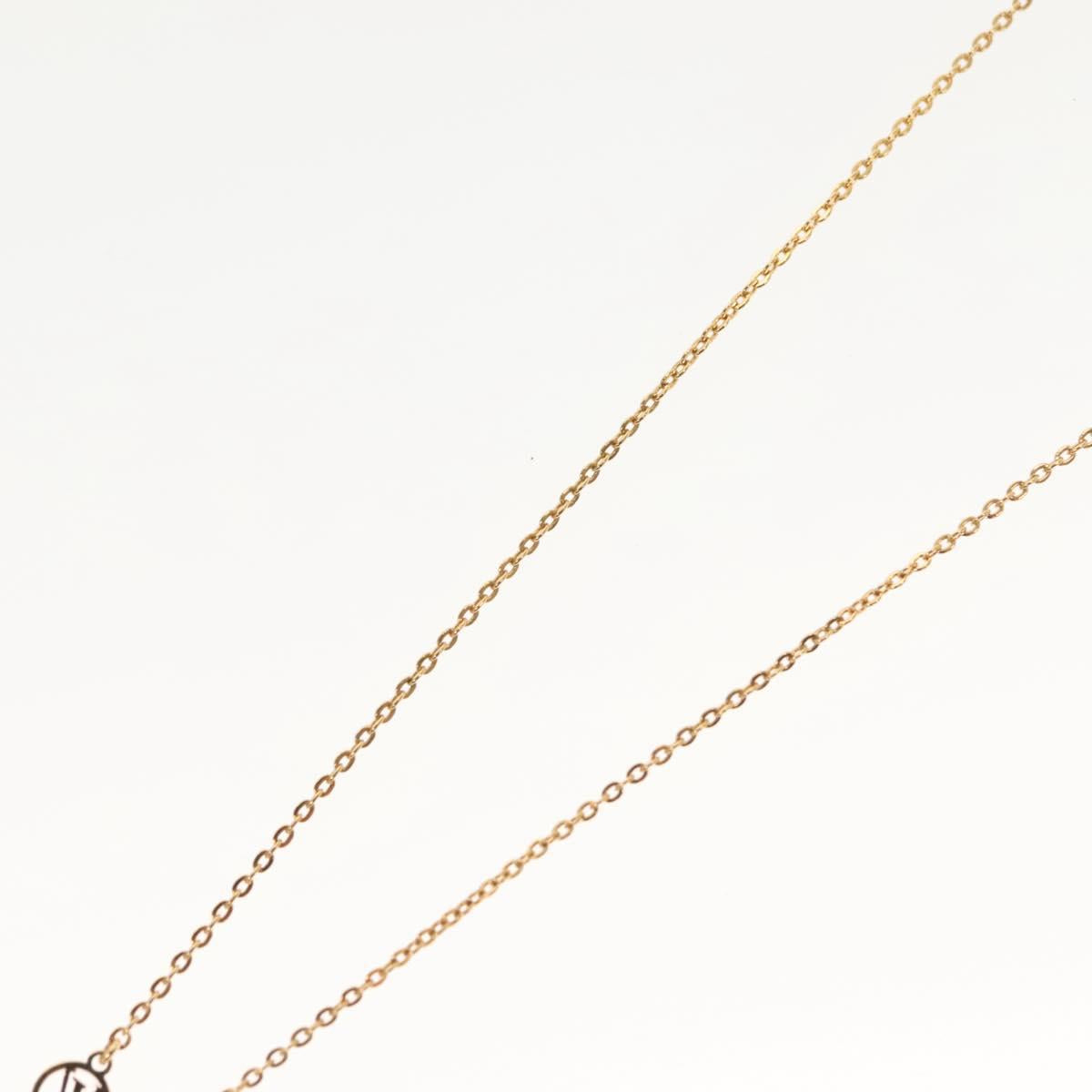 LOUIS VUITTON Nanogram Collier Precious Necklace metal Gold M63141 Auth 138918