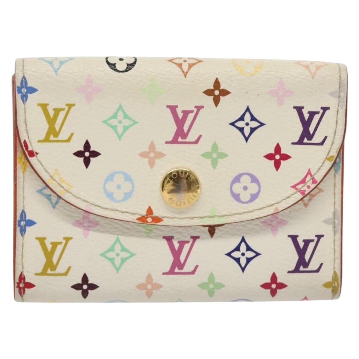 LOUIS VUITTON Monogram Multicolor Anvelop Cult De Vuitto M66557 LV Auth 138924