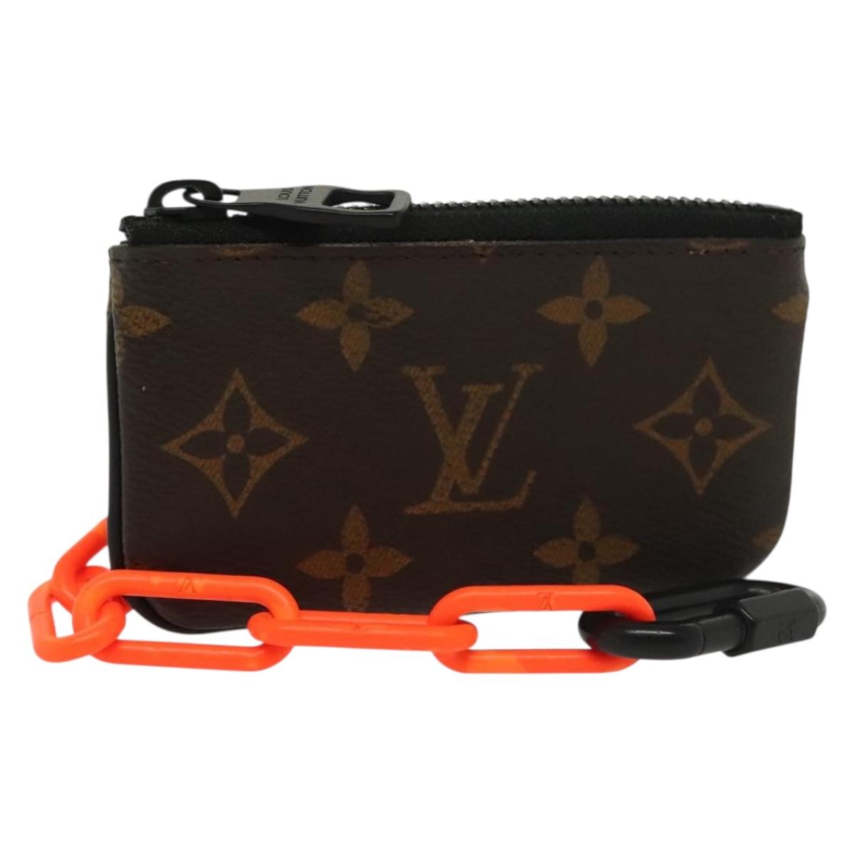 LOUIS VUITTON Monogram Solar Powered Ray Pochette Cles M44487 LV Auth 138926