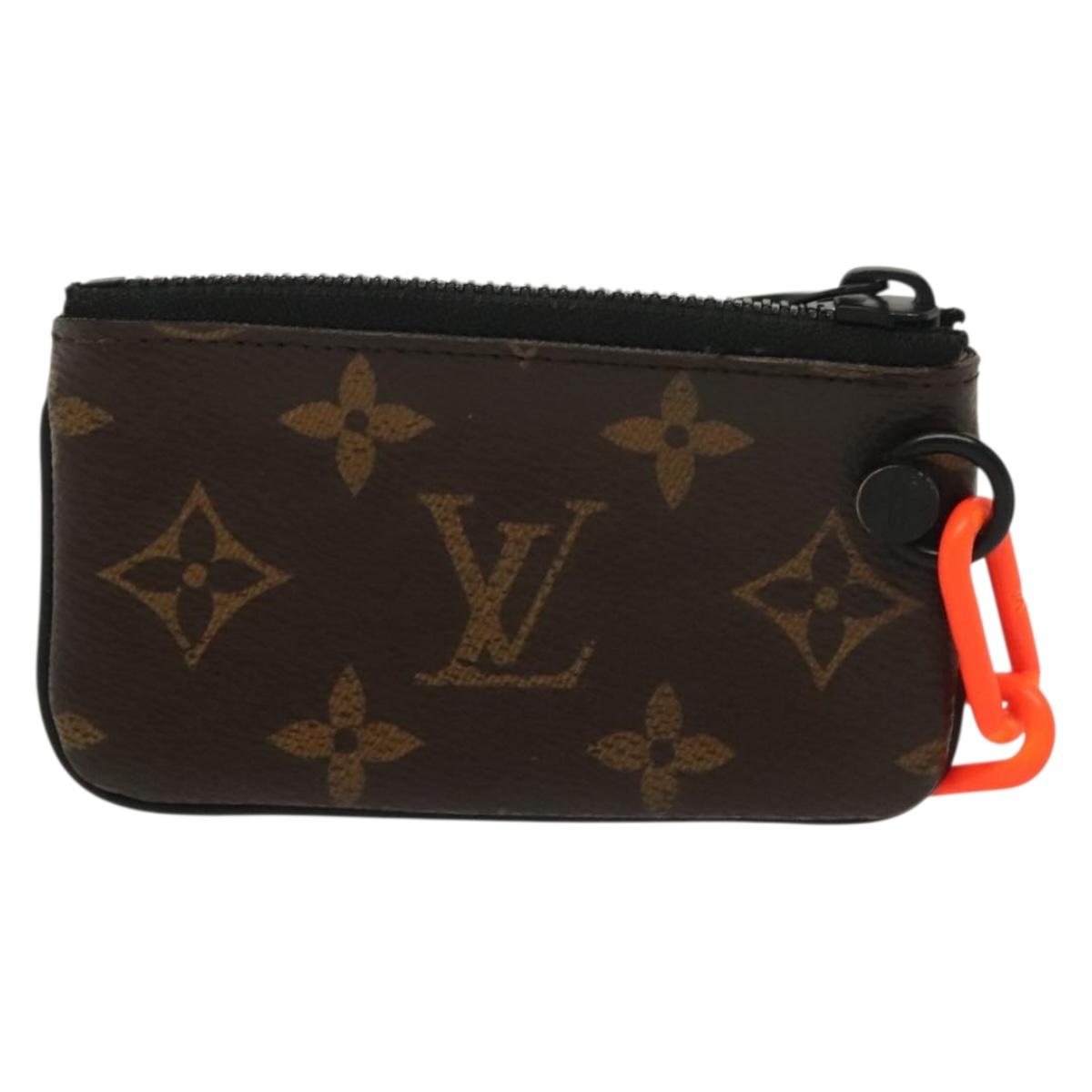 LOUIS VUITTON Monogram Solar Powered Ray Pochette Cles M44487 LV Auth 138926