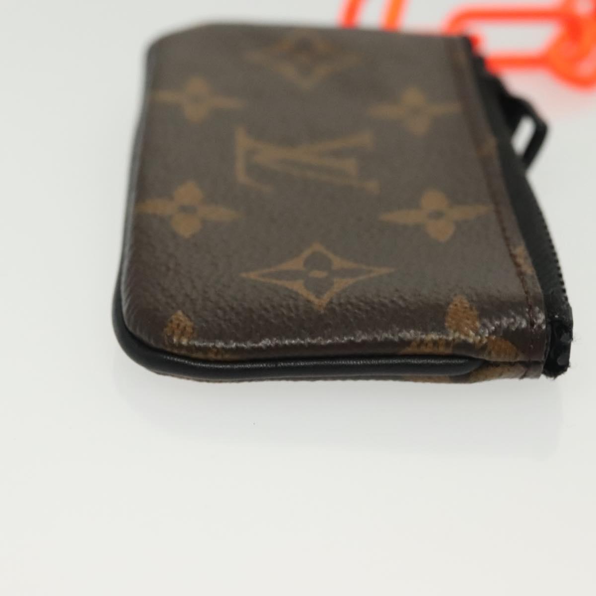 LOUIS VUITTON Monogram Solar Powered Ray Pochette Cles M44487 LV Auth 138926