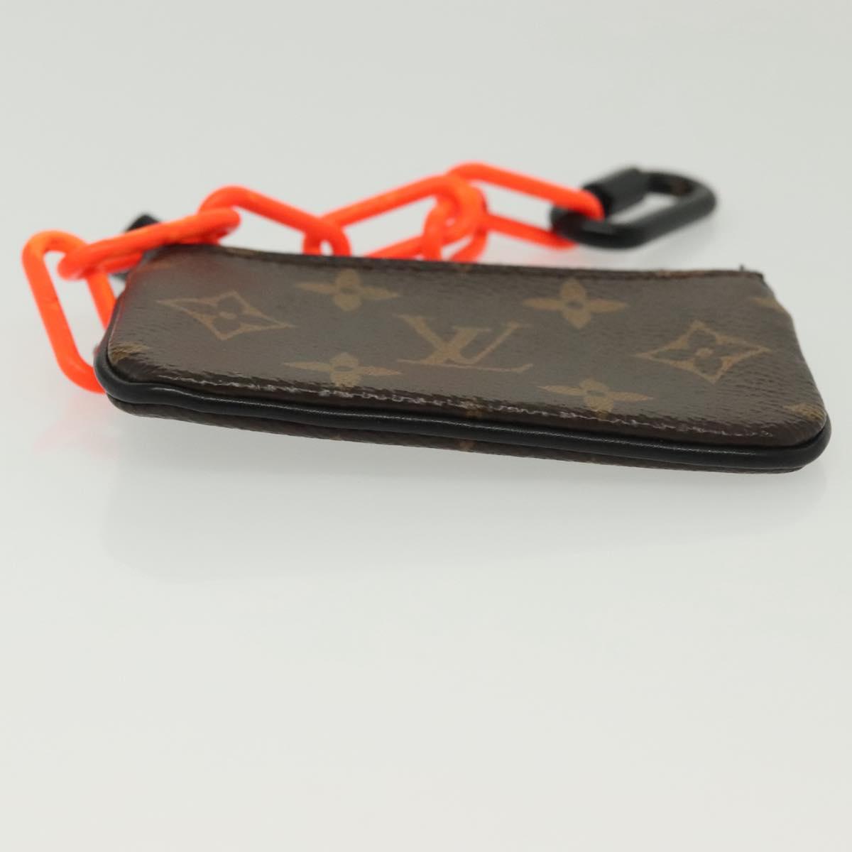 LOUIS VUITTON Monogram Solar Powered Ray Pochette Cles M44487 LV Auth 138926