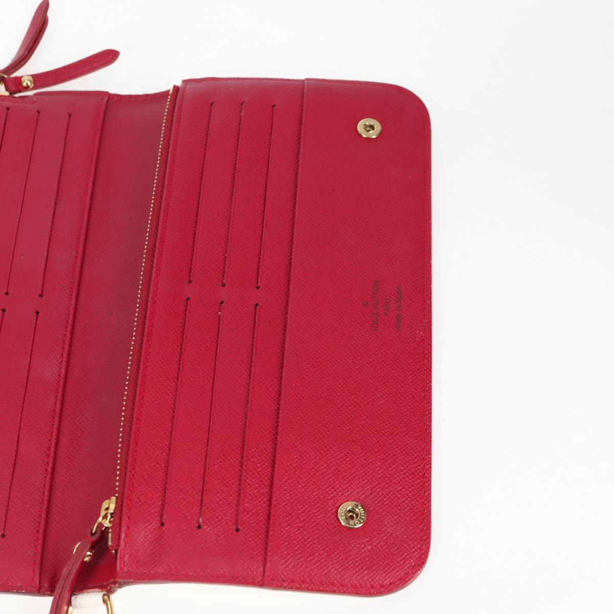 LOUIS VUITTON Multicolor PortefeuilleInsolite Wallet White M93750 Auth 138930V