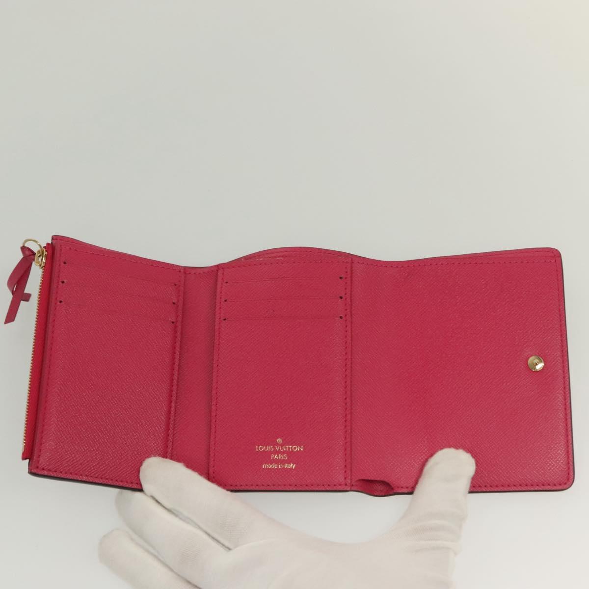 LOUIS VUITTON Monogram Vivienne Portefeuille Victorine Wallet M69751 Auth 138937