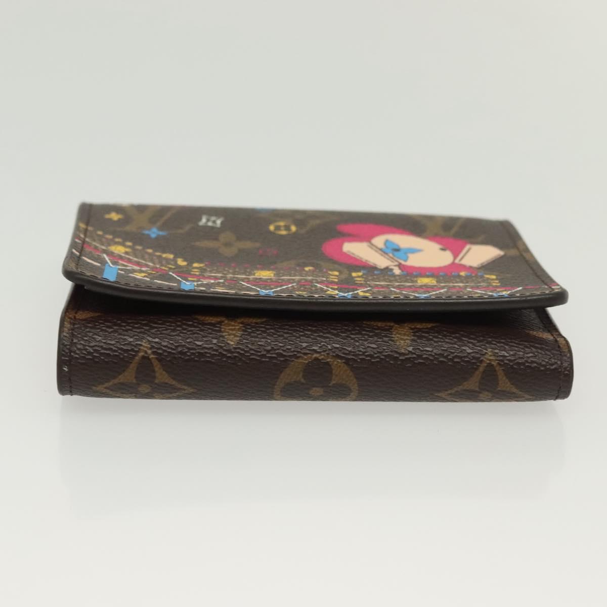 LOUIS VUITTON Monogram Vivienne Portefeuille Victorine Wallet M69751 Auth 138937