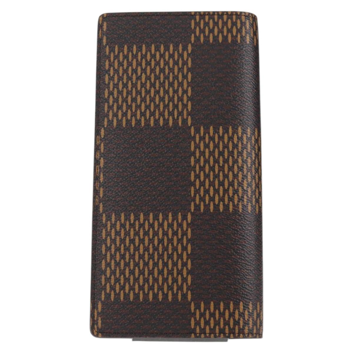 LOUIS VUITTON Damier Ebene Giant LV × NIGO Portefeuille N60393 Auth 138943M