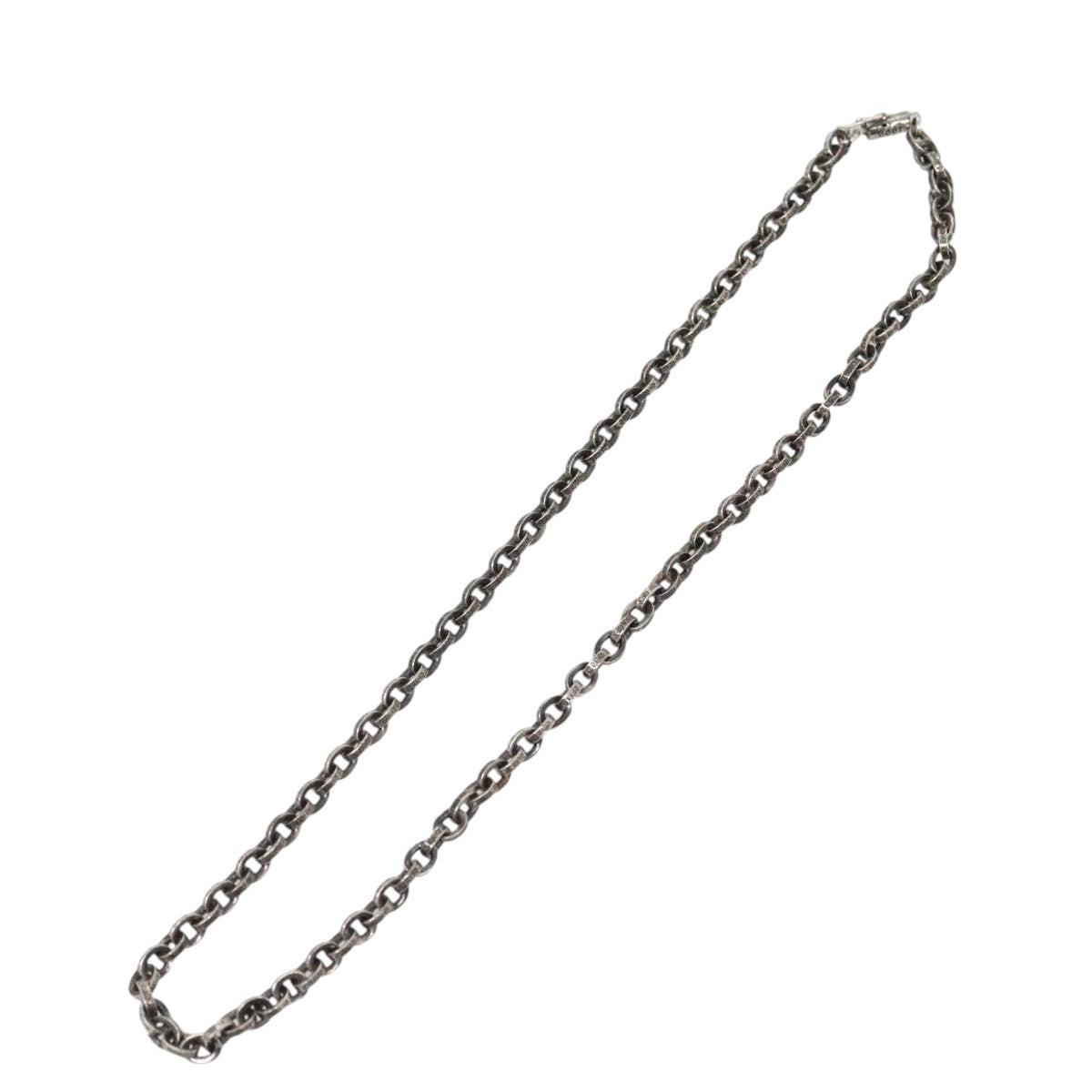Chrome Hearts Paper Chain Necklace Ag925 Silver Auth 138945M