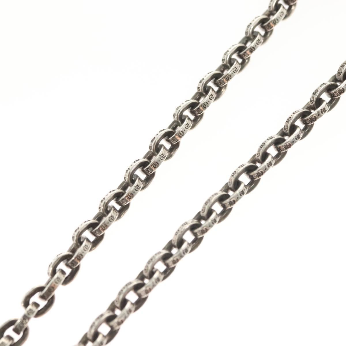 Chrome Hearts Double Dagger Paper Chain Necklace Ag925 Silver Auth 138946M