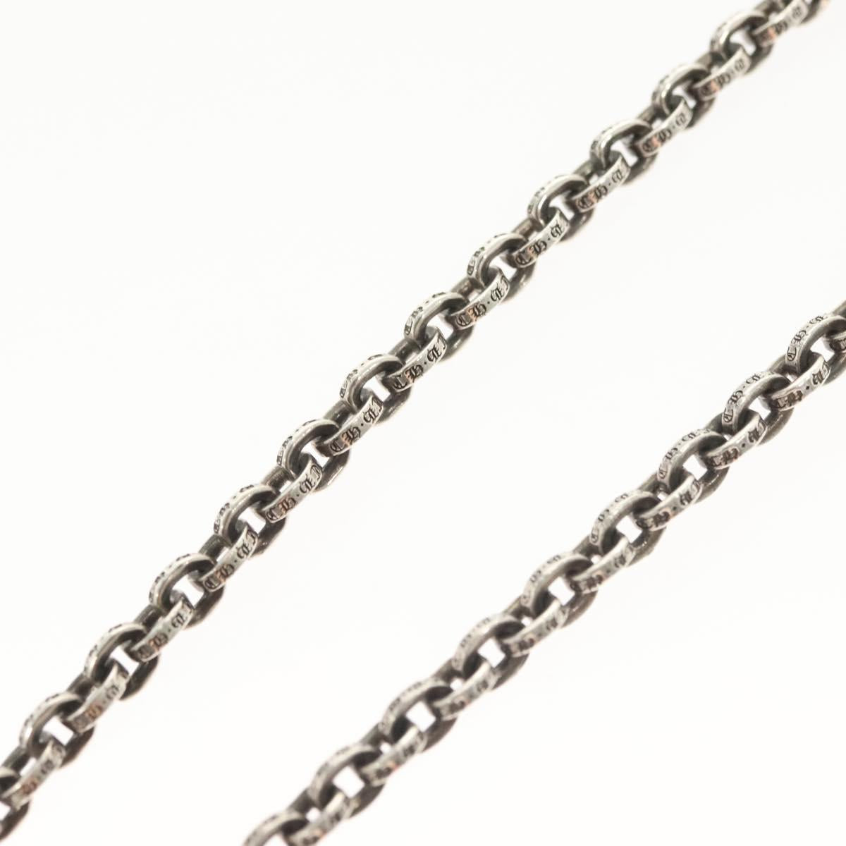 Chrome Hearts Double Dagger Paper Chain Necklace Ag925 Silver Auth 138946M