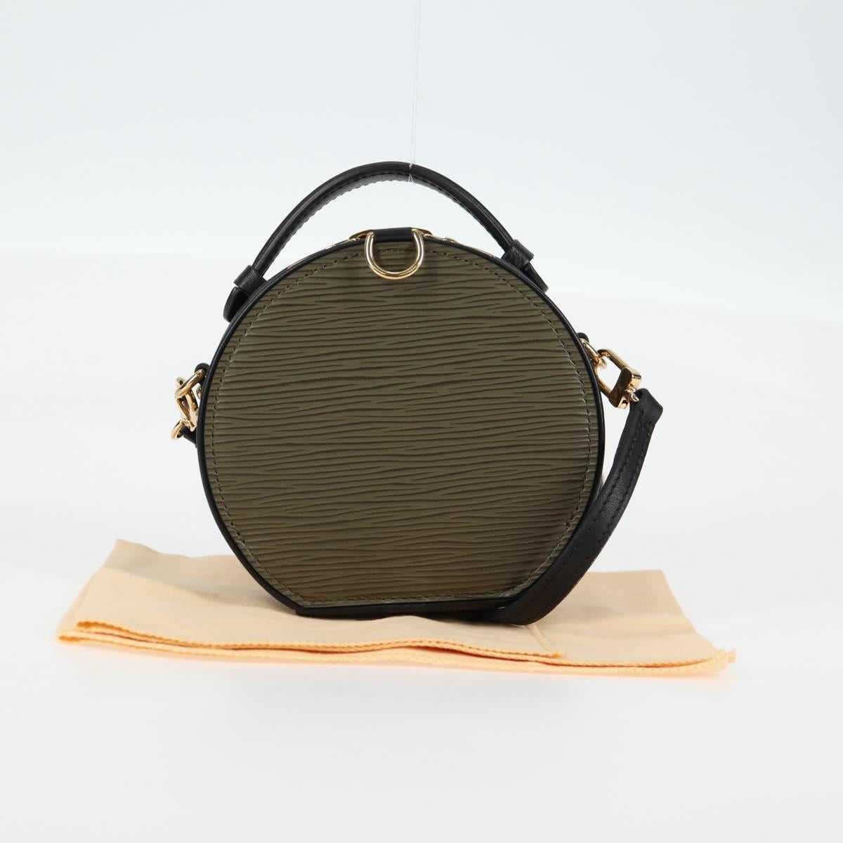 LOUIS VUITTON Epi Mini Boite Chapeau Shoulder Bag Khaki R96001 LV Auth 138954SM