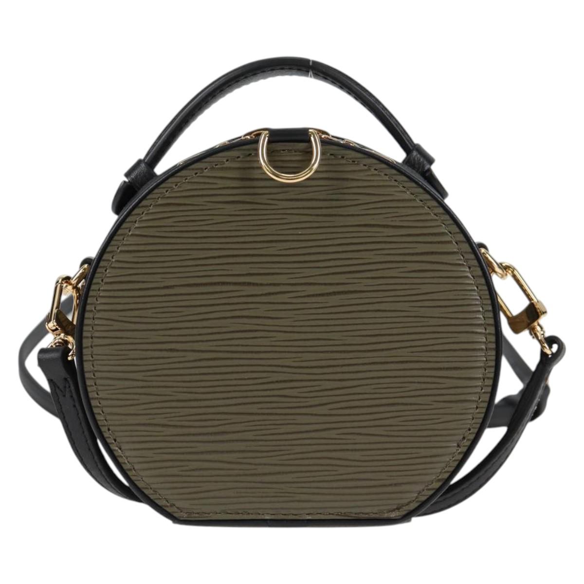 LOUIS VUITTON Epi Mini Boite Chapeau Shoulder Bag Khaki R96001 LV Auth 138954SM