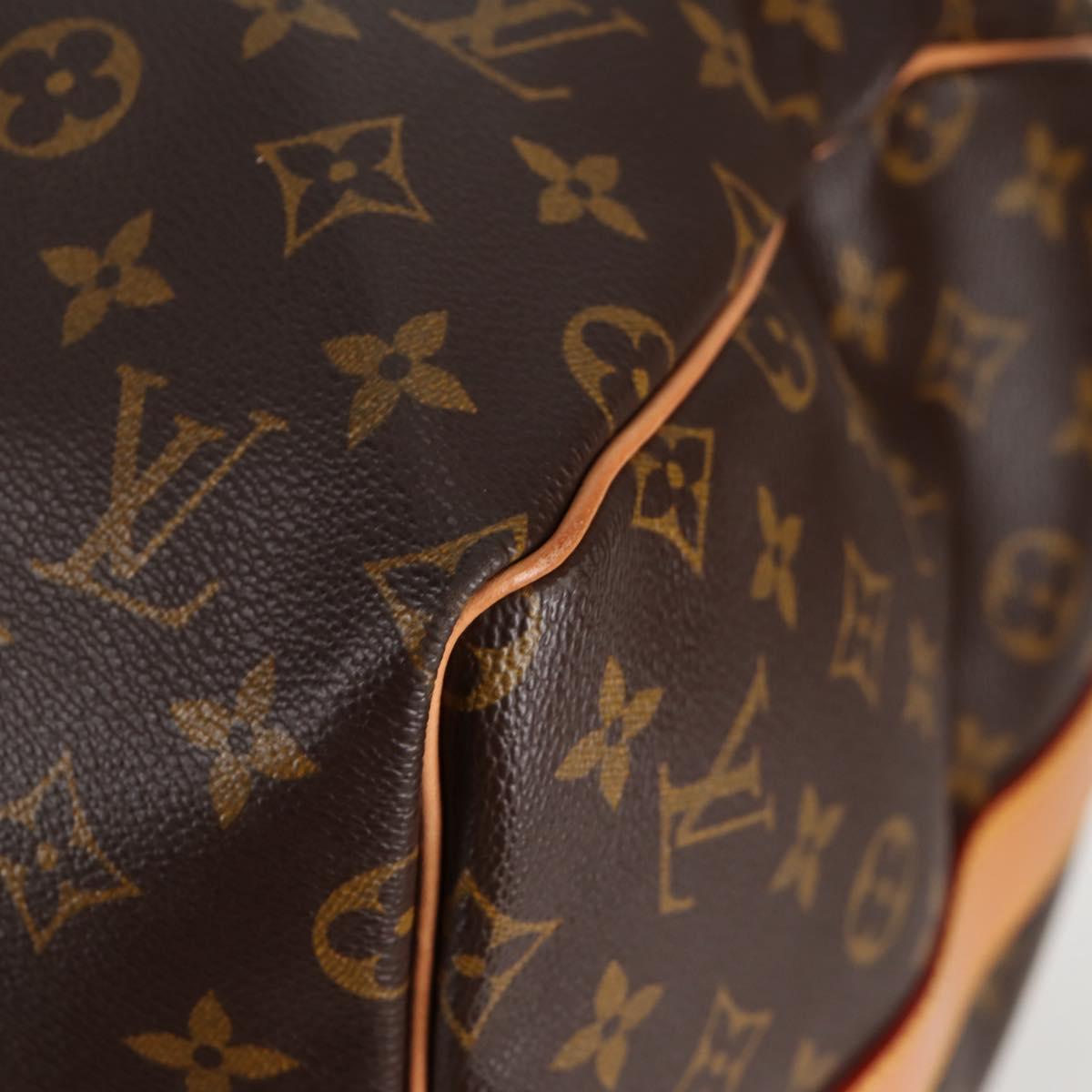 LOUIS VUITTON Monogram Keepall Bandouliere 55 Boston Bag M41414 LV Auth 138960A