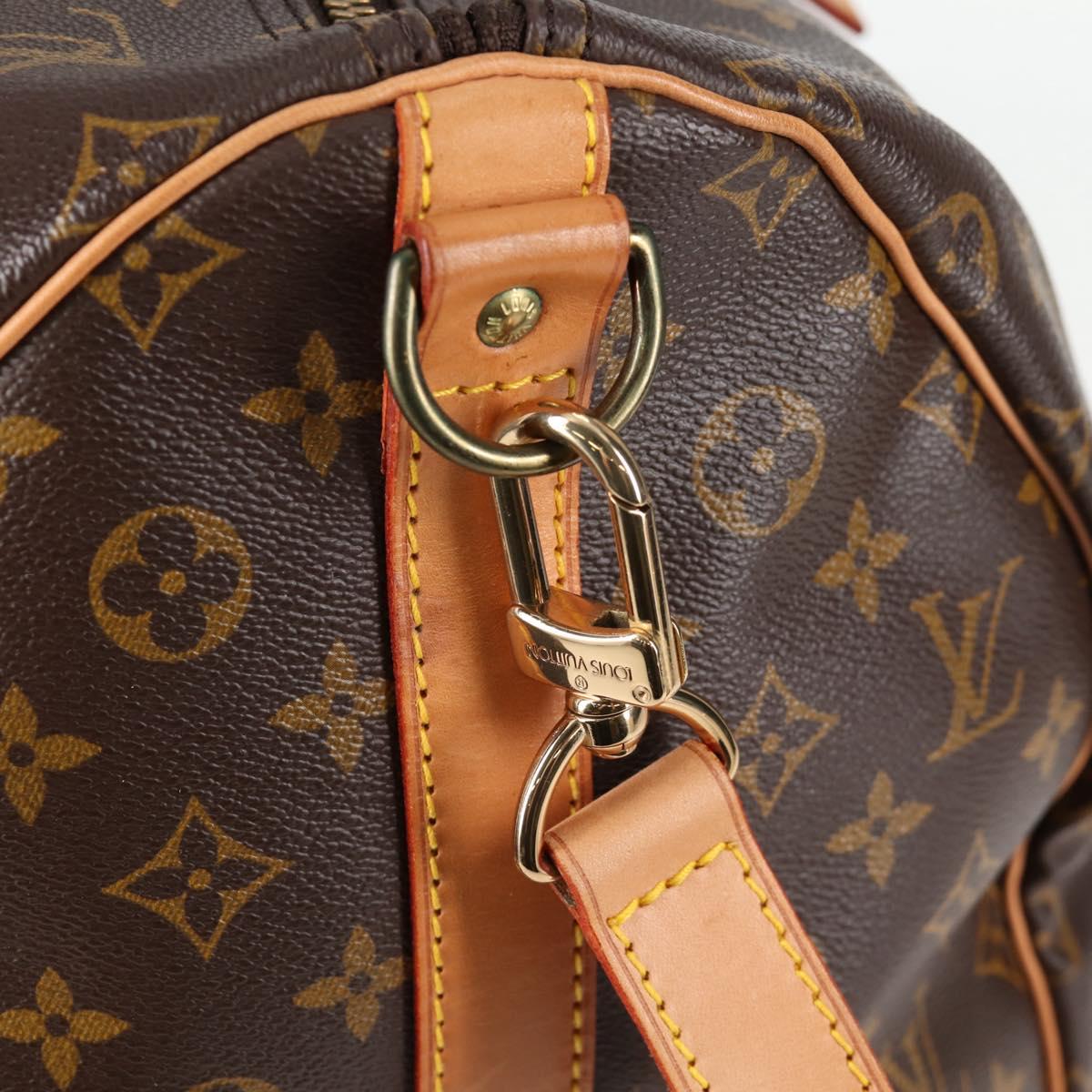 LOUIS VUITTON Monogram Keepall Bandouliere 55 Boston Bag M41414 LV Auth 138960A