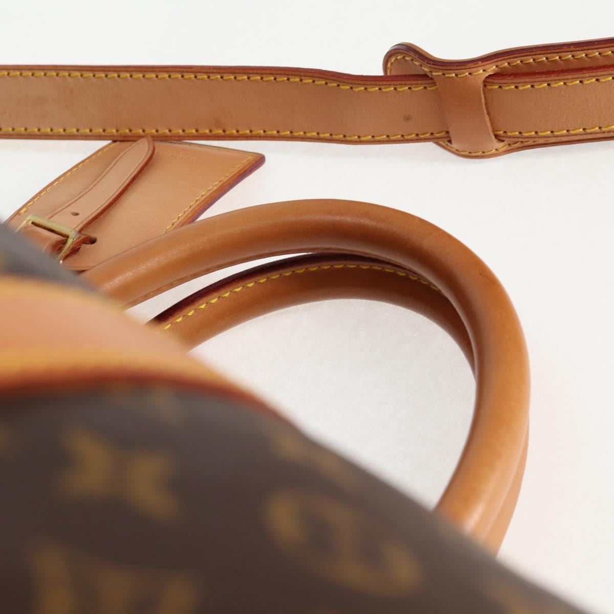 LOUIS VUITTON Monogram Keepall Bandouliere 55 Boston Bag M41414 LV Auth 138960A