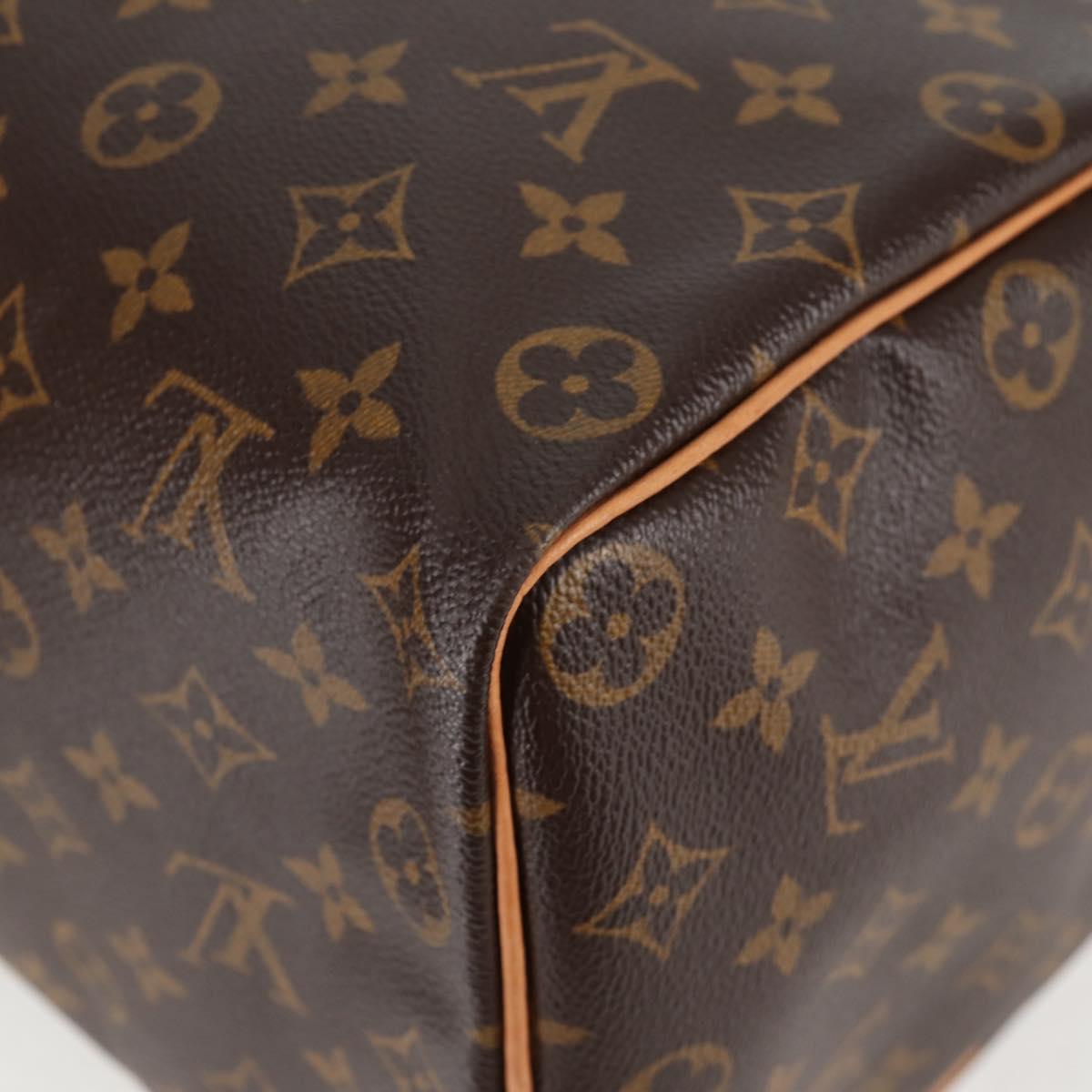 LOUIS VUITTON Monogram Speedy 35 Hand Bag M41524 LV Auth 138963A