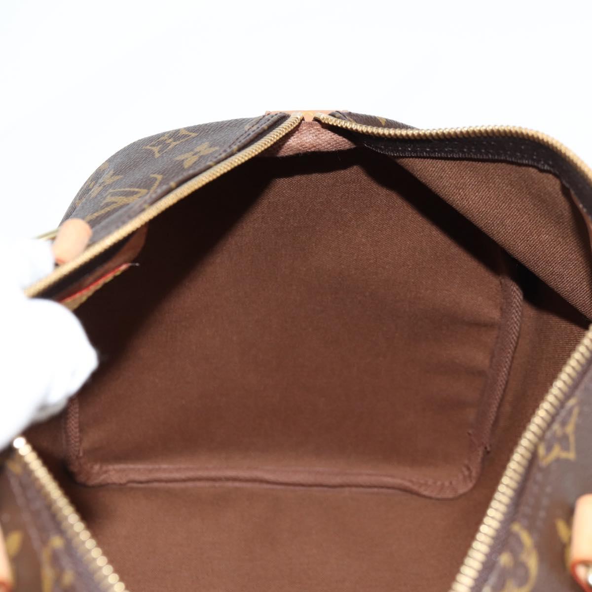 LOUIS VUITTON Monogram Speedy 35 Hand Bag M41524 LV Auth 138963A