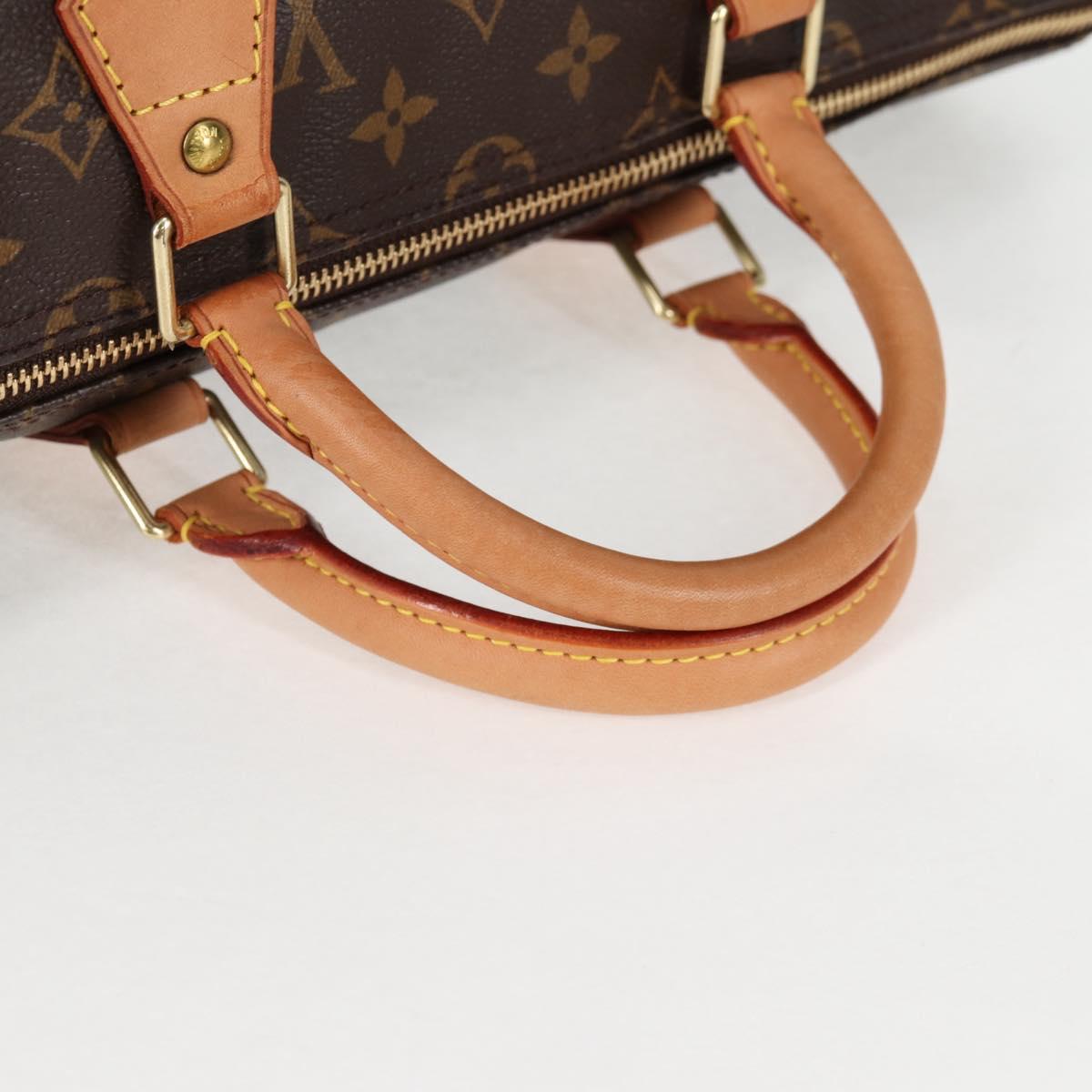 LOUIS VUITTON Monogram Speedy 35 Hand Bag M41524 LV Auth 138963A