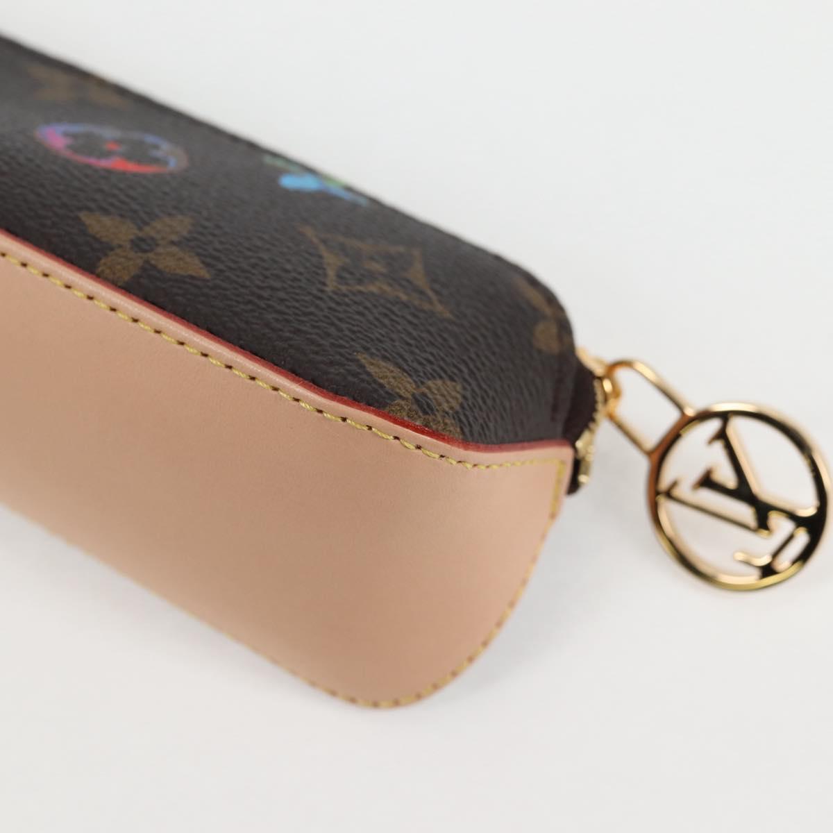 LOUIS VUITTON Monogram Trousse Elizabeth Pen Case GI0907 LV Auth 138966A