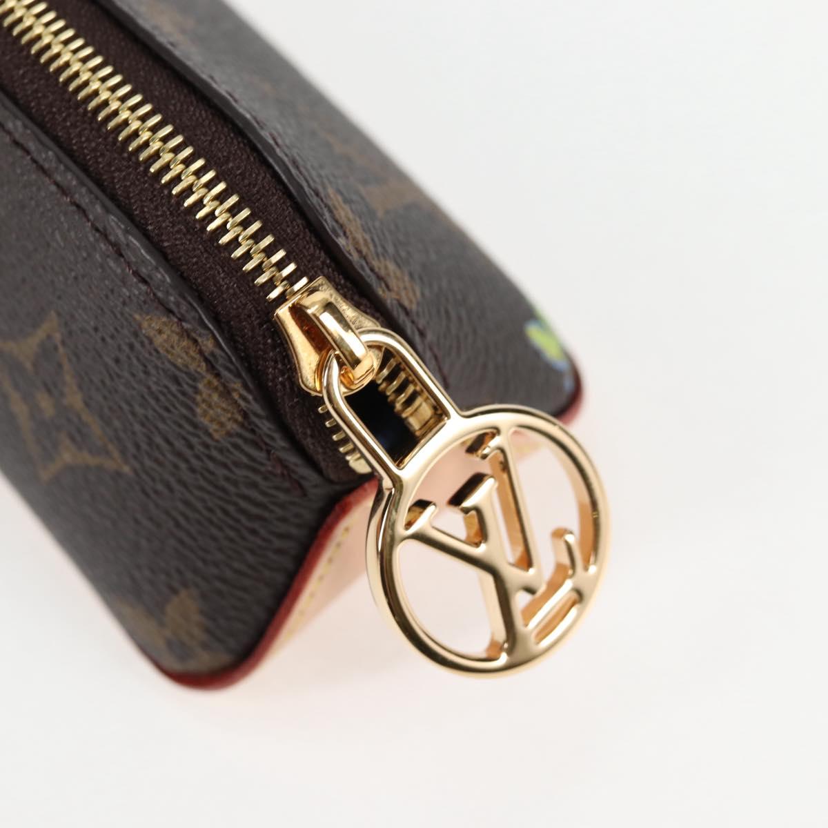 LOUIS VUITTON Monogram Trousse Elizabeth Pen Case GI0907 LV Auth 138966A